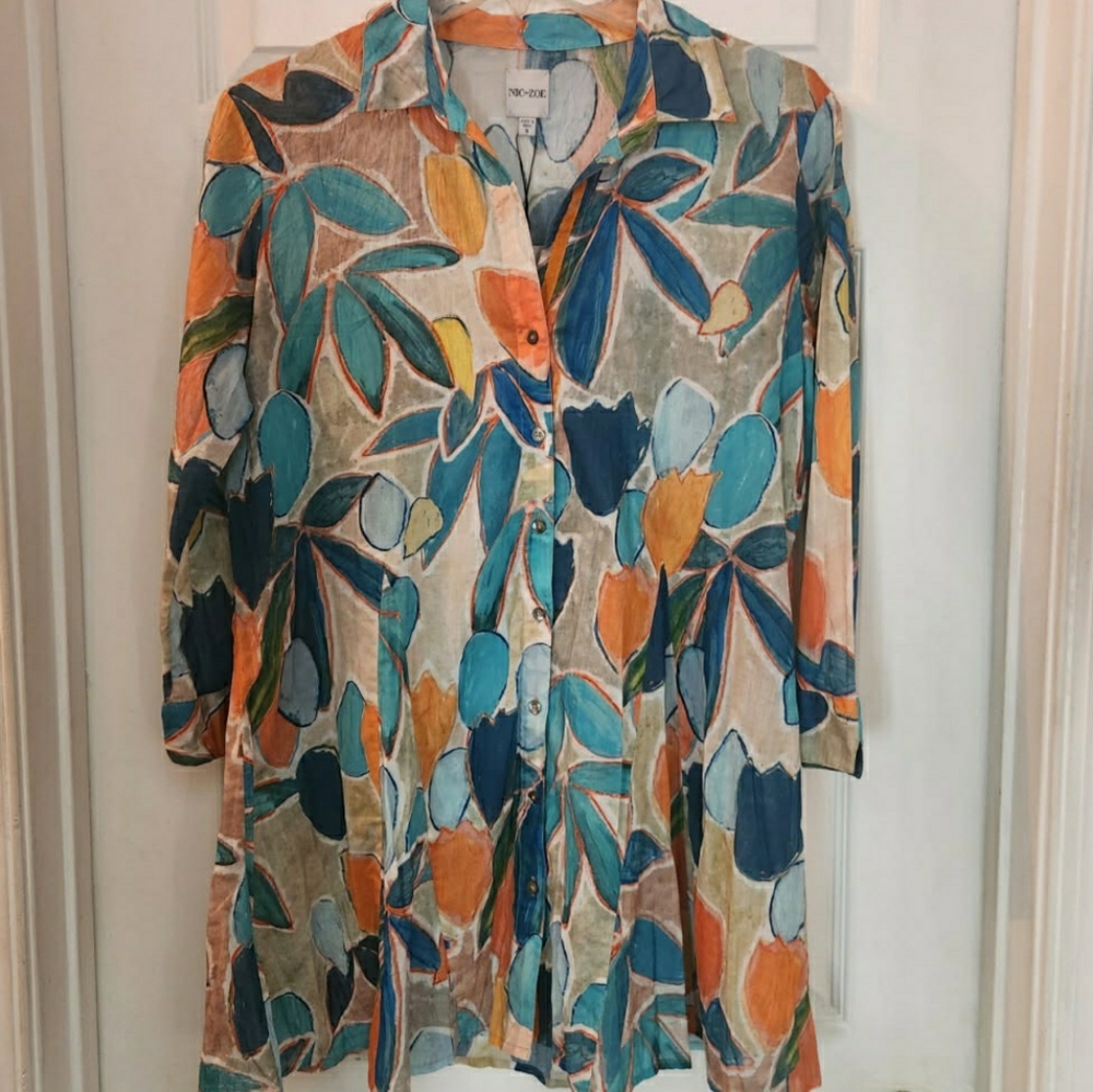 NIC+ZOE Beautiiful Colorful Top
